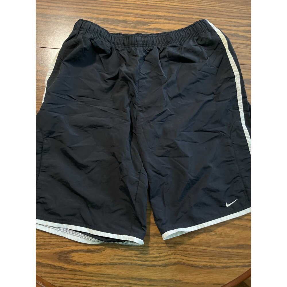 Nike black and white shorts size XL